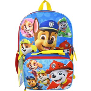 Paw Patrol 16 Inch Backpack and Lunch Bag Set